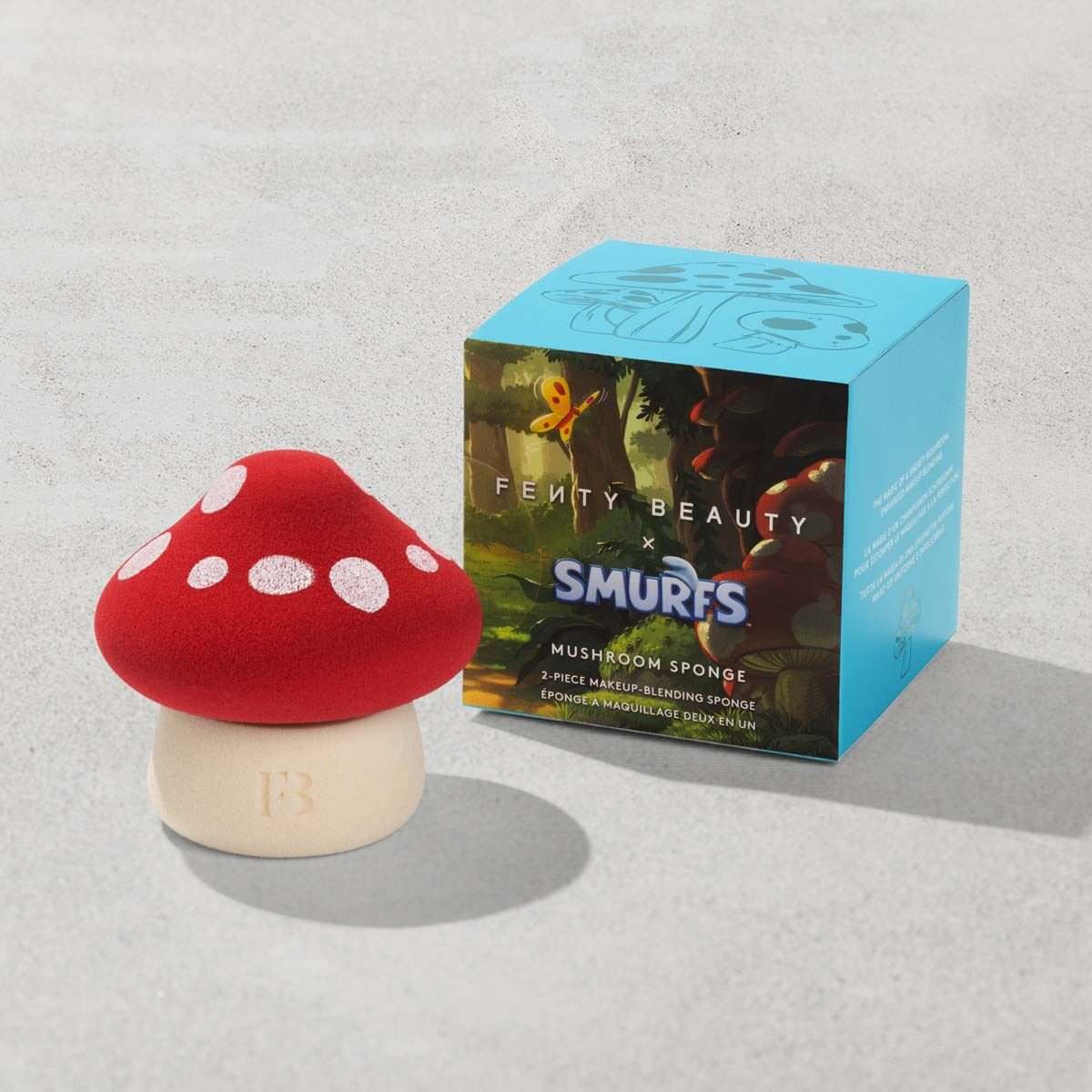 MUSHROOM MAKEUP SPONGE SMURFS EDITION (ESPONJA PARA MAQUILLAJE)